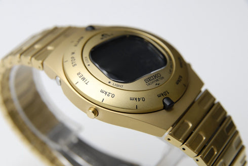 【 UNUSED 】 SEIKO Giugiaro Design A825-00D0 39mm 100m Water Resist Qz Men's Watch